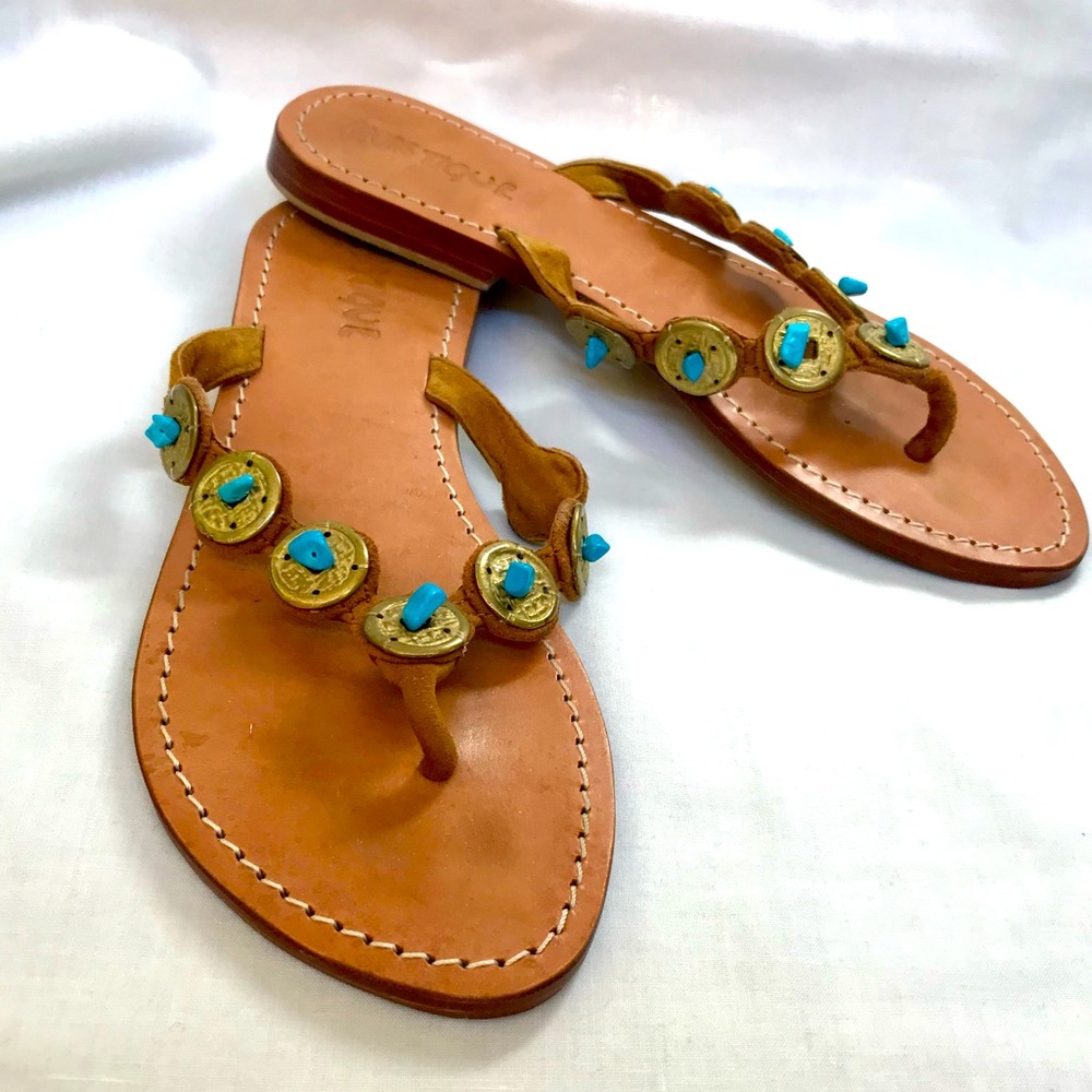 Mystique Turquoise Sandals   7